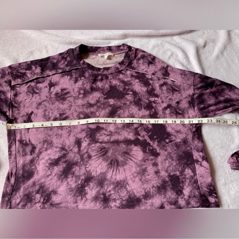 Cropped Top & Joggers Matching Set | Size Small | Shades of Purple 💜🖤 - Picture 2 of 15